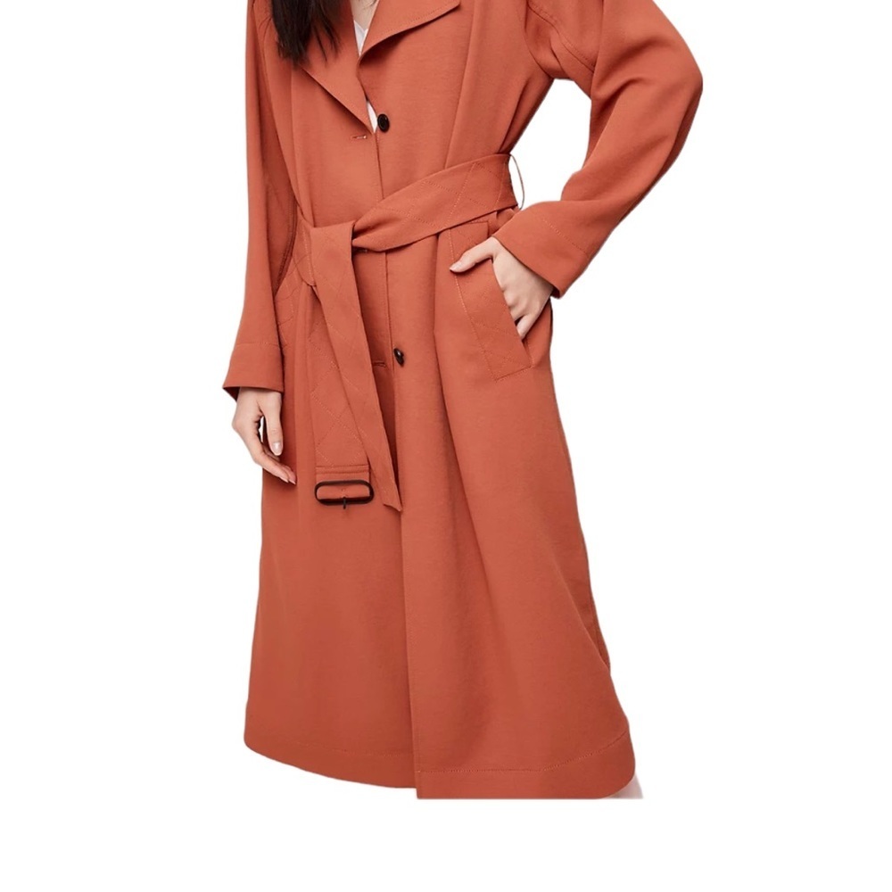 𝅺Aritzia Wilfred Pelat Trench Coat in Moroccan Spice!